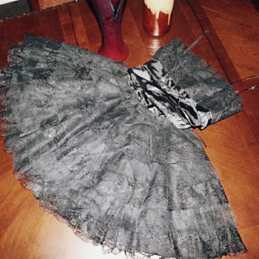 (New) Homecoming Black Laced Dress